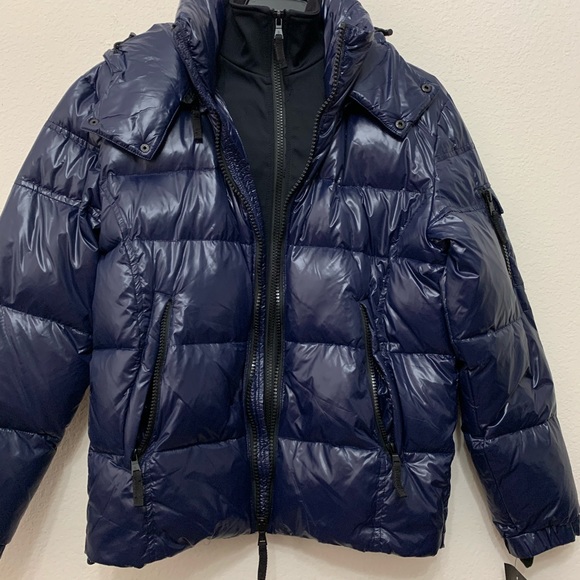 S13 Downhill Gloss Nylon Puffer Jacket - Picture 11 of 14